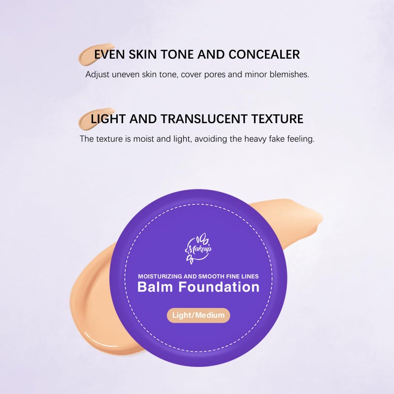 ديموت كريم أساس باونس بالم | كريم أساس مرطب مقاوم لعلامات تقدم السن مع إسفنجة بودرة للبشرة الناضجة، تغطية قابلة للتعديل، يخفي الخطوط الدقيقة وينعم ملمس البشرة، لمسة نهائية ساتانية تدوم طويلاً (متوسط) - Image 3